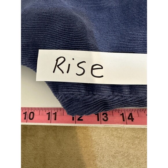 Vintage LL Bean Pull On Corduroy Pants Sz 14 Y2K Western Cowboy Boho Grannycore - Picture 9 of 13